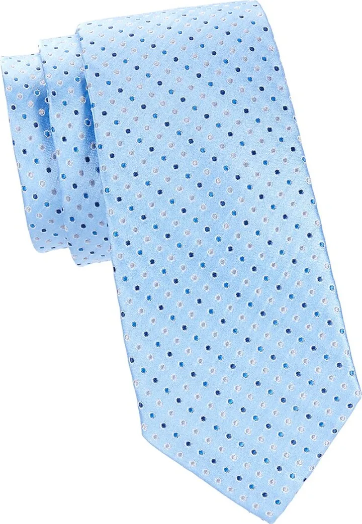 Dot Pattern Silk Tie