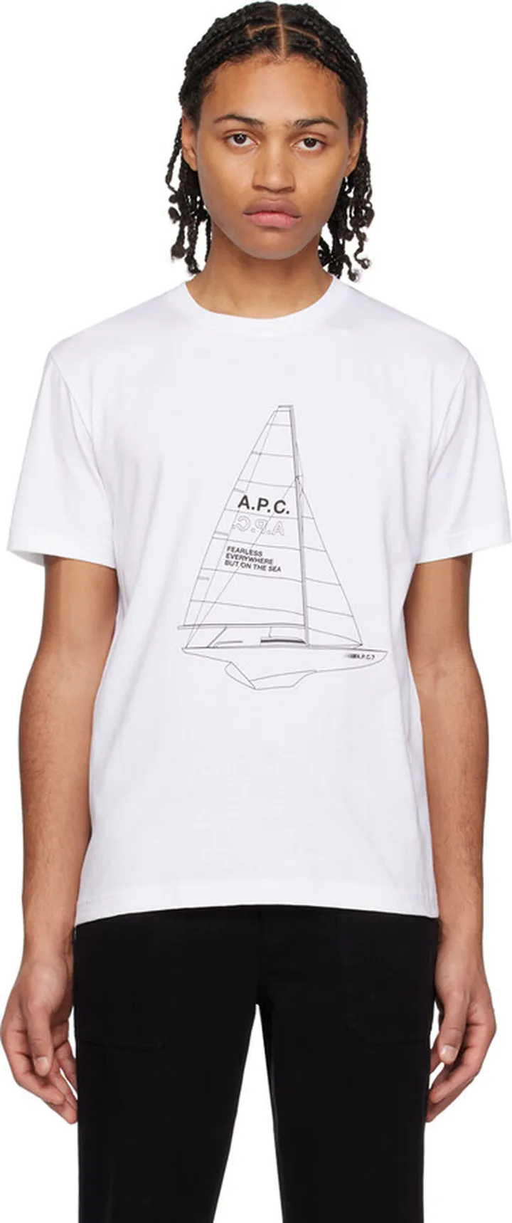 A.P.C. White Jeannot T-Shirt