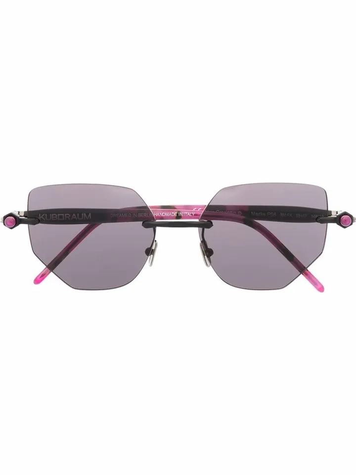 Cat-Eye Rimsless Sunglasses