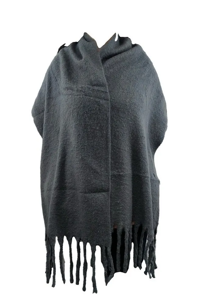 Women's Winter Mohair Dark Gray