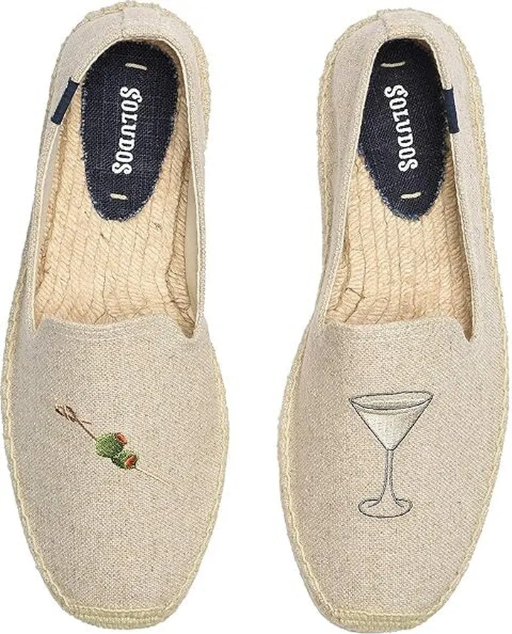 Soludos Dry Martini Smoking Slipper (Sand) Men's Shoes