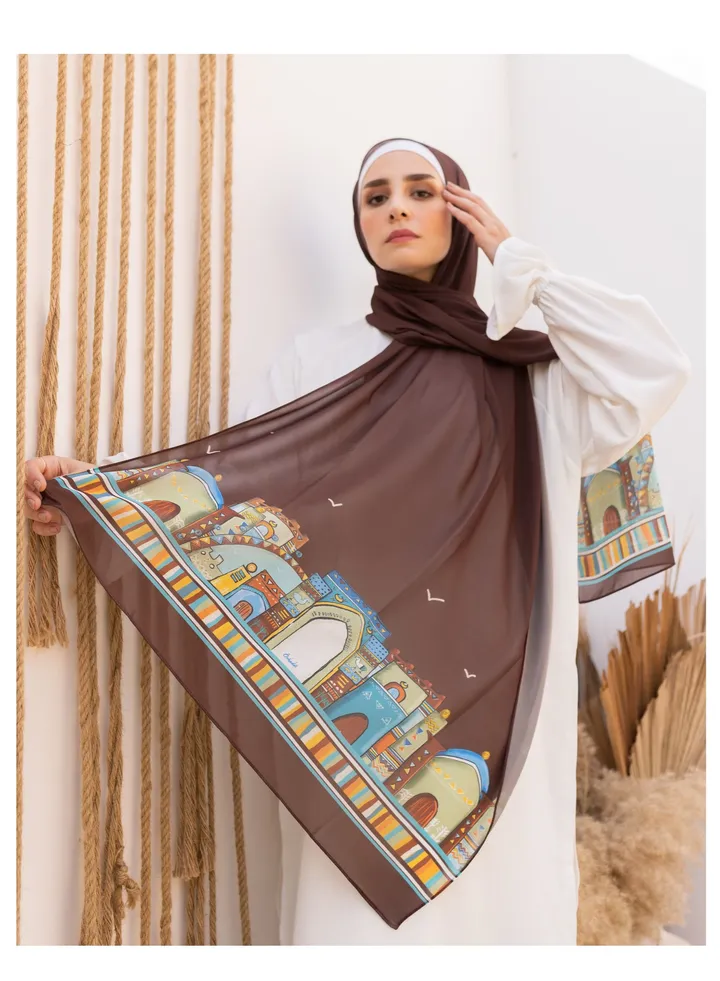 Nubian houses scarf