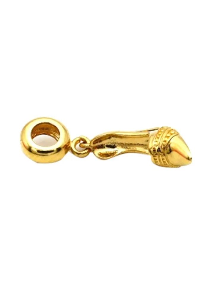 18 Karat Gold Heel Pendant