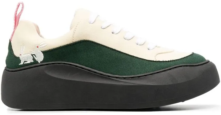 Embroidered Low Top Sneakers