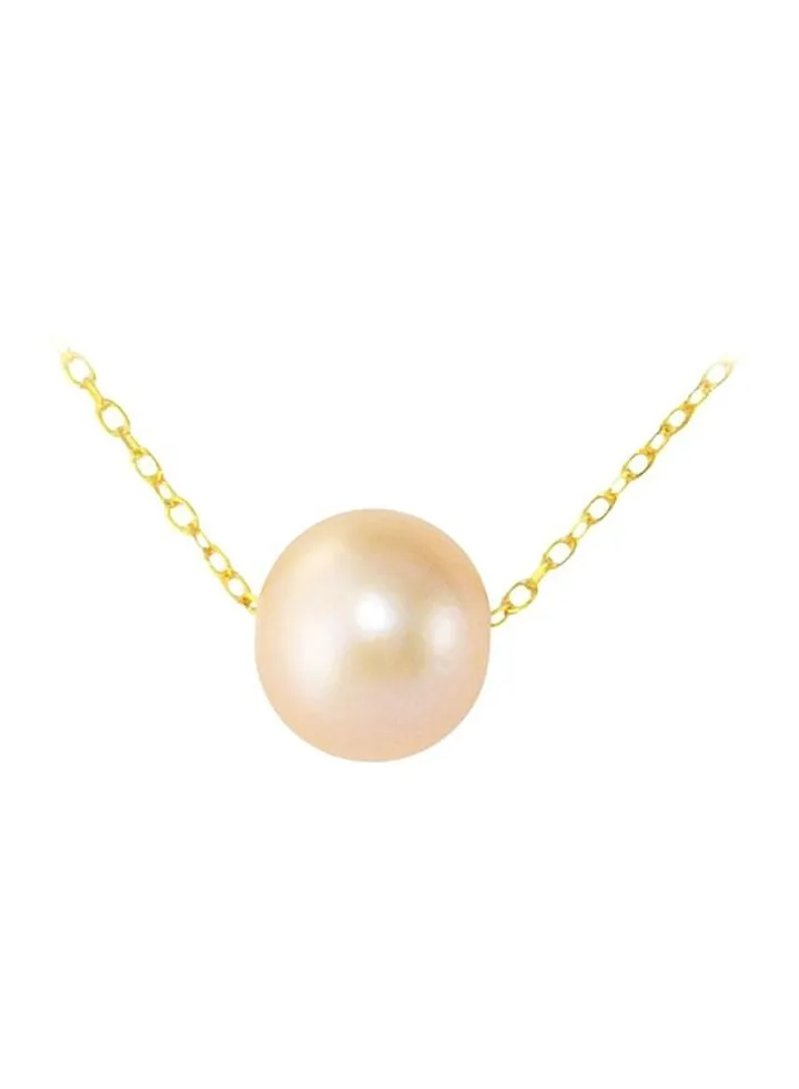 18 Karat Gold Pearl Pendant Necklace