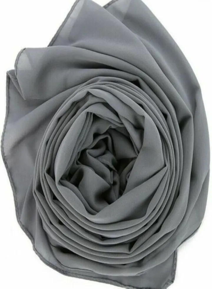 Long Hjab Grey Color From Fatah