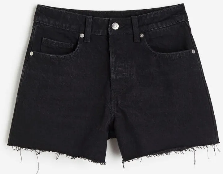 High Denim Shorts