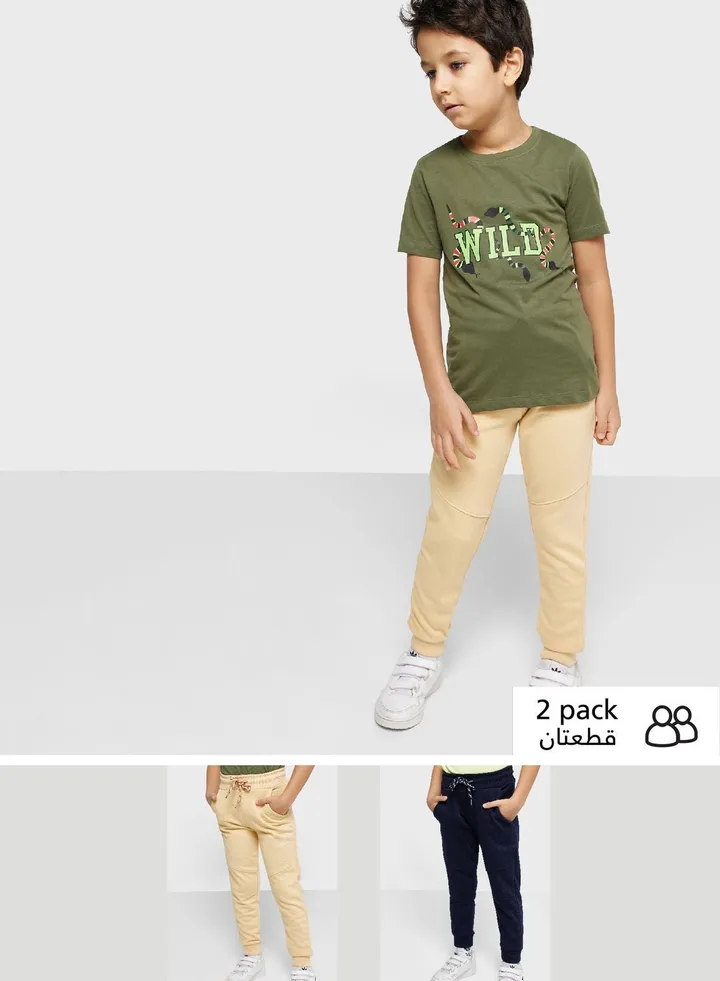 2 Packs Joggers Set For Boys