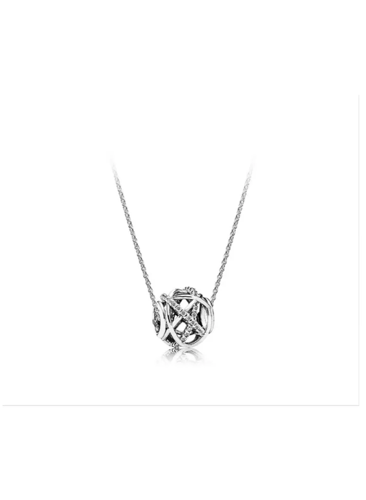 Pandora Hollow Galaxy Necklace