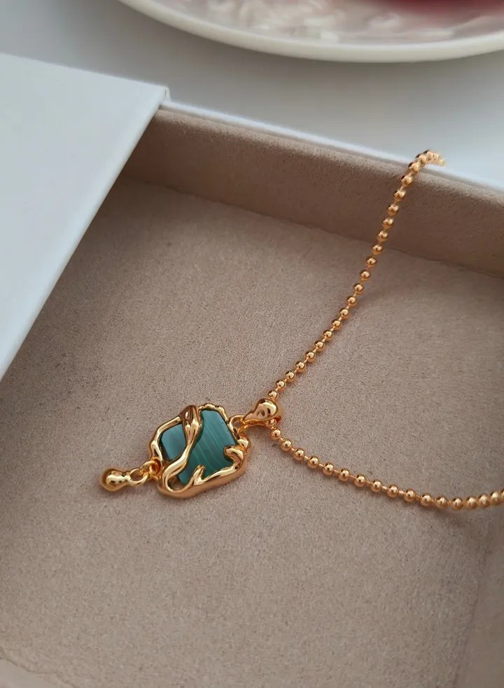 Malachite necklace