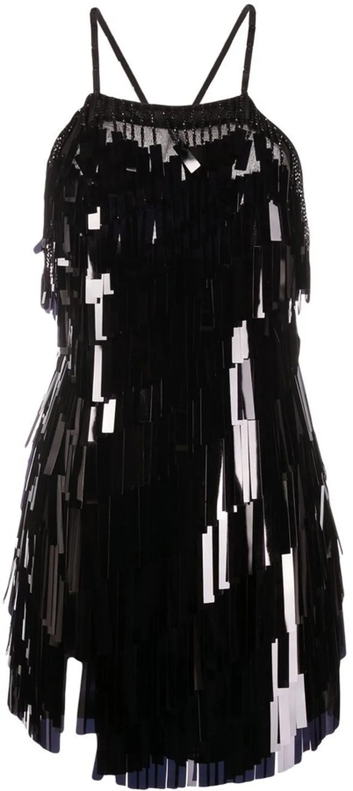 Sequin-Embellished Fitted Dress