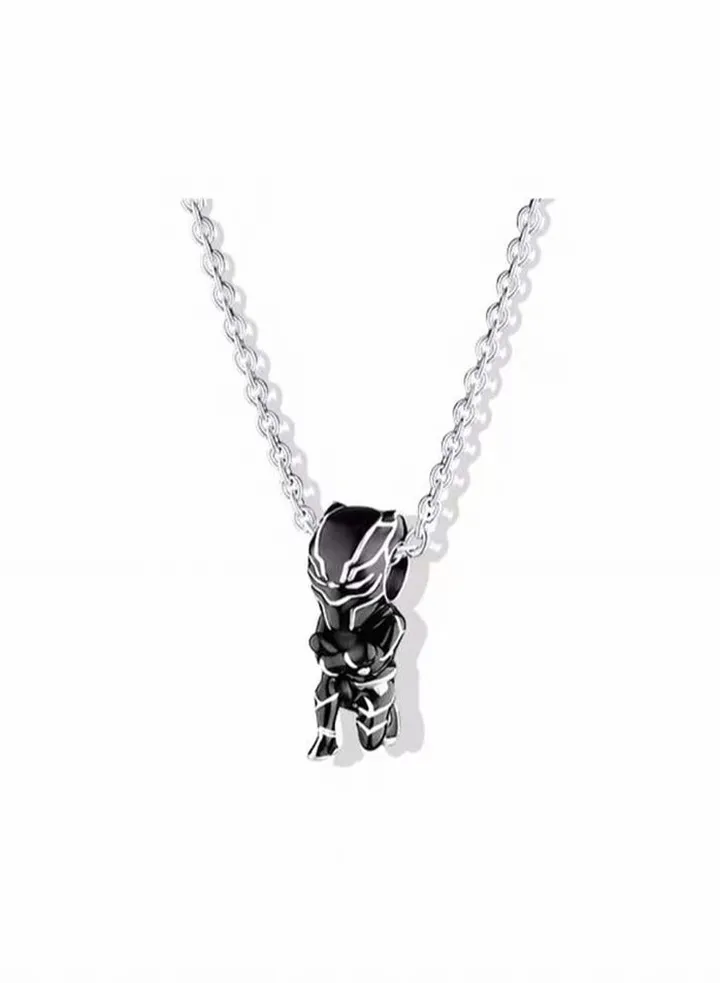 PANDORA (PANDORA) MARVEL co-branded Warrior King accessories silver Marvel Avengers Black Panther pendant