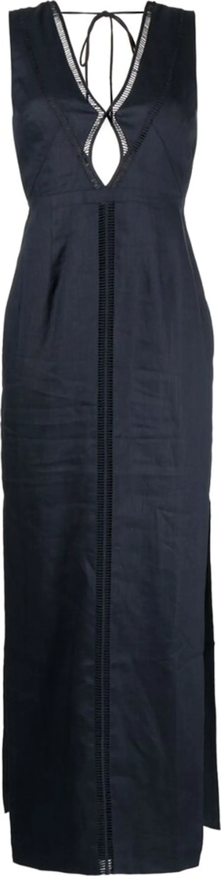 Adaline sleeveless linen dress