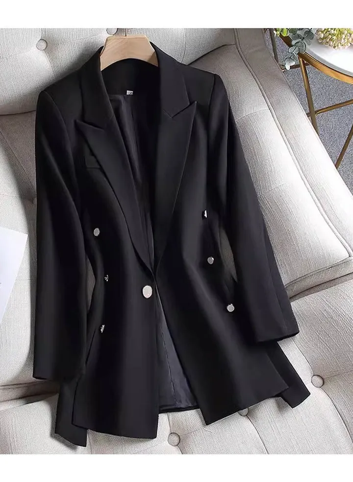 New Casual Double Breasted Suit Jacket