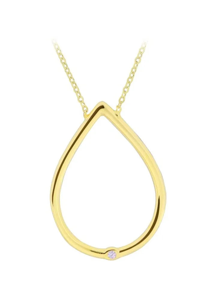 18 Karat Gold Necklace With Pendant