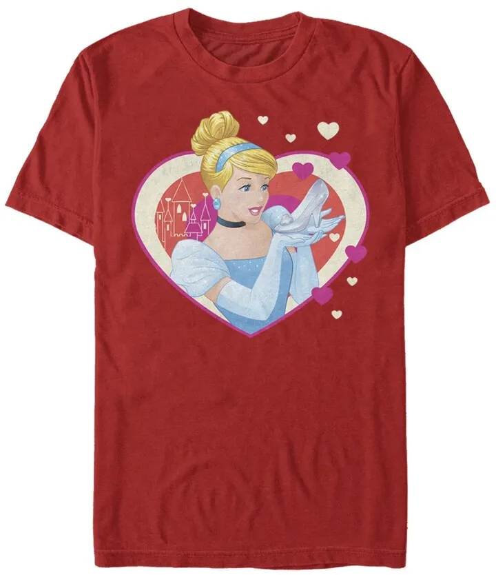 Fifth Sun Men's Cinderella Hearts Short Sleeve Crew T-shirt