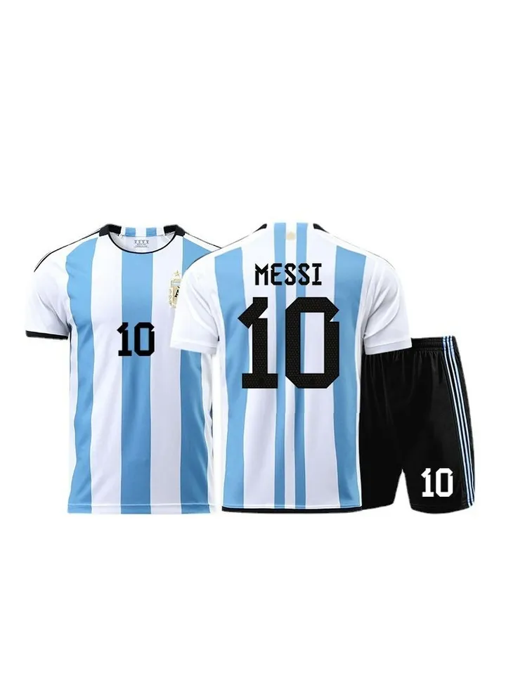 World Cup Argentina 10 Messi jersey home and away national team football jersey XL