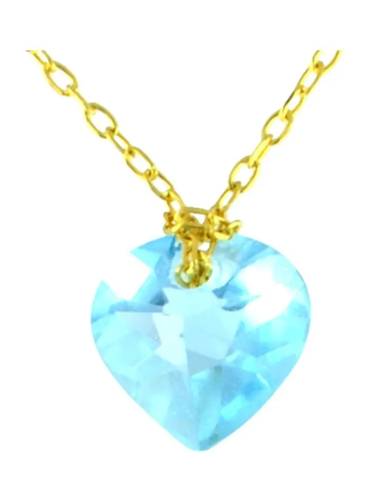 10 Karat Yellow Gold Topaz Necklace