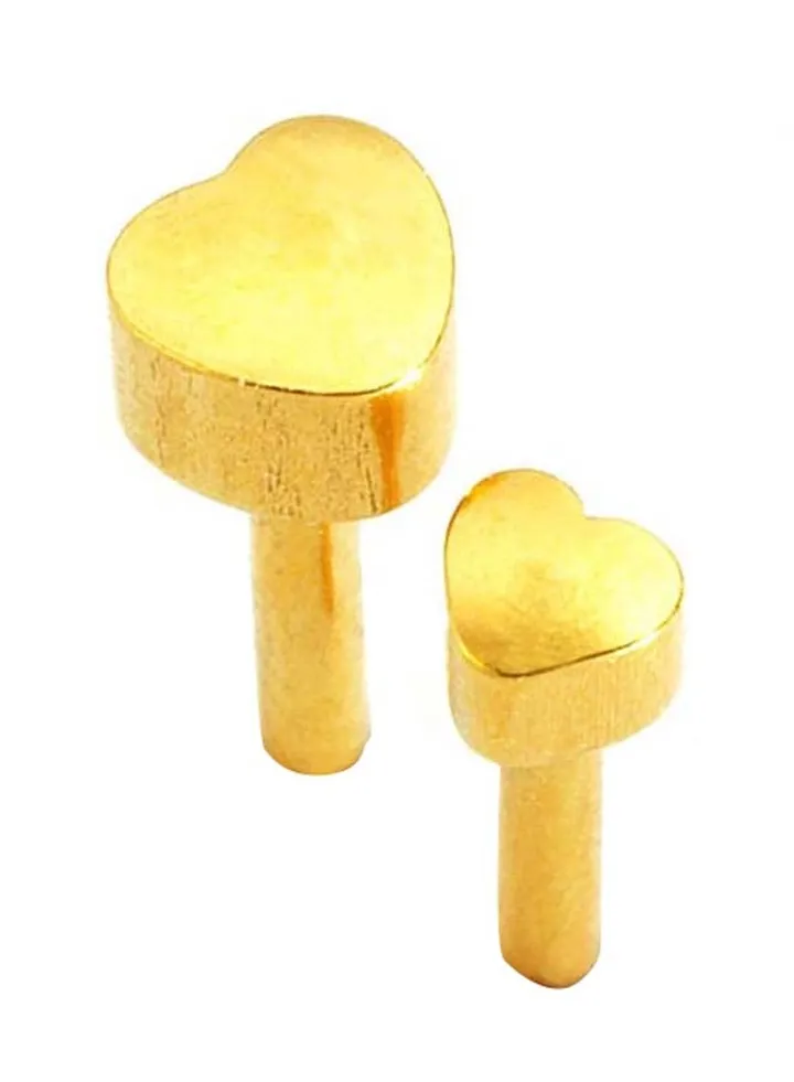 Mini Heart Shaped Gp Studs