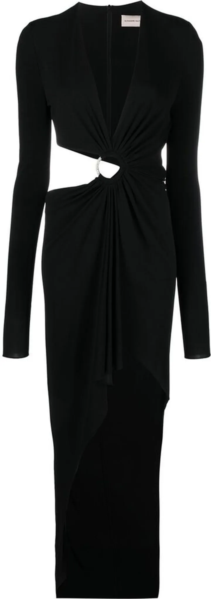 Hoop-Detail Cut-Out Dress