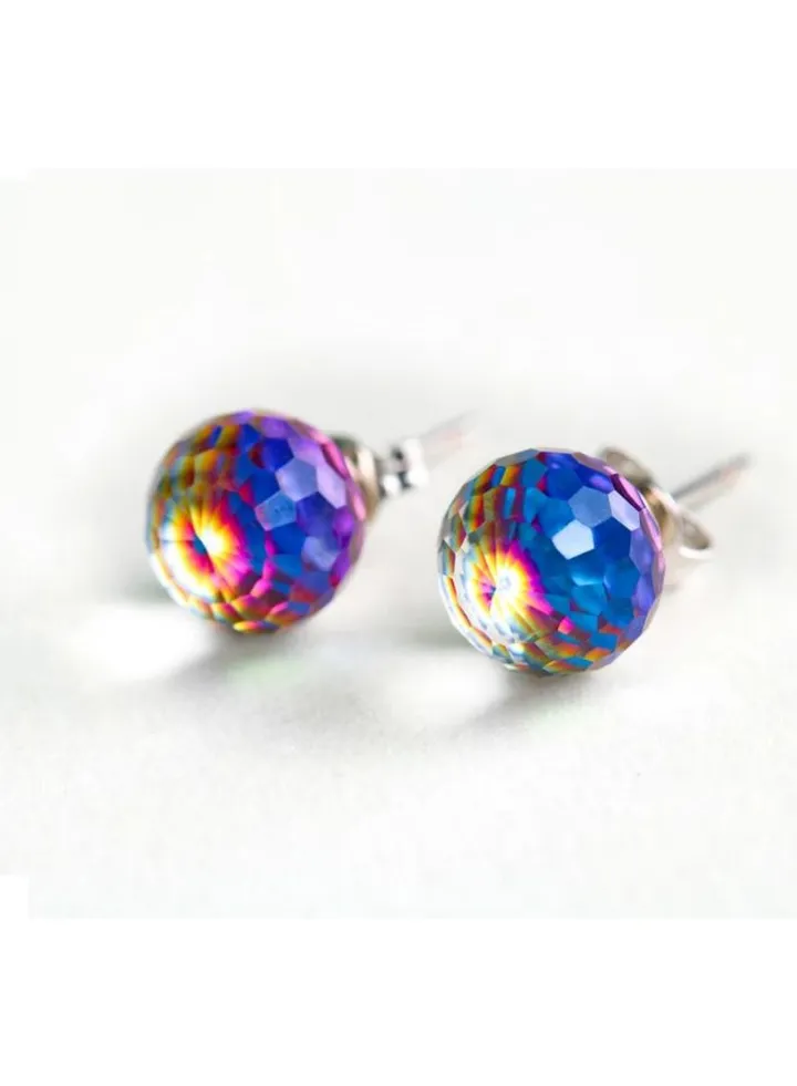 Round Crystal Studs