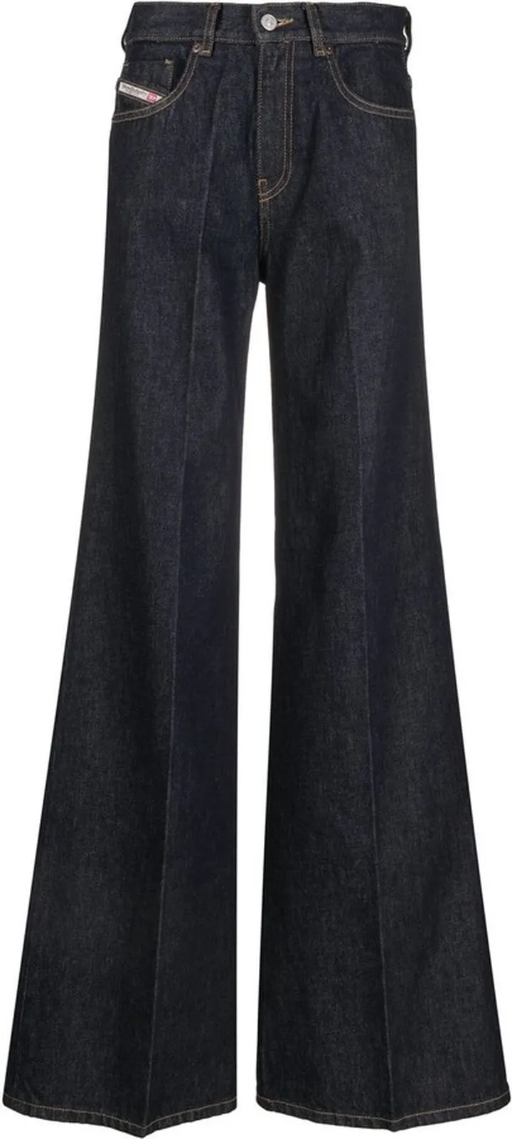 High-Waisted Wide-Leg Jeans