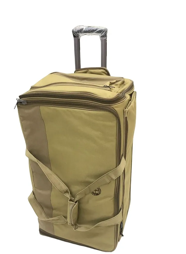 Camping Luggage Bag Multi Layer Travel Packing Bag With Trolley Big