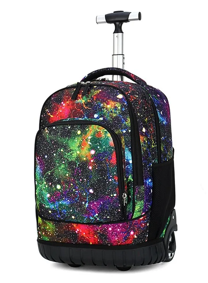 Boys Backpacks Kids' Luggage Wheeled Bags Kids Trolley School Bags Rolling Suitcase Durable Bookbag for Boys Girls Students