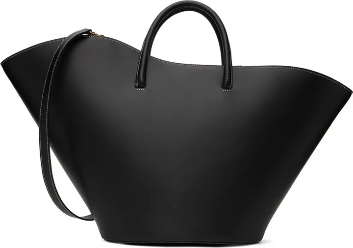Little Liffner Black Open Tulip Tote