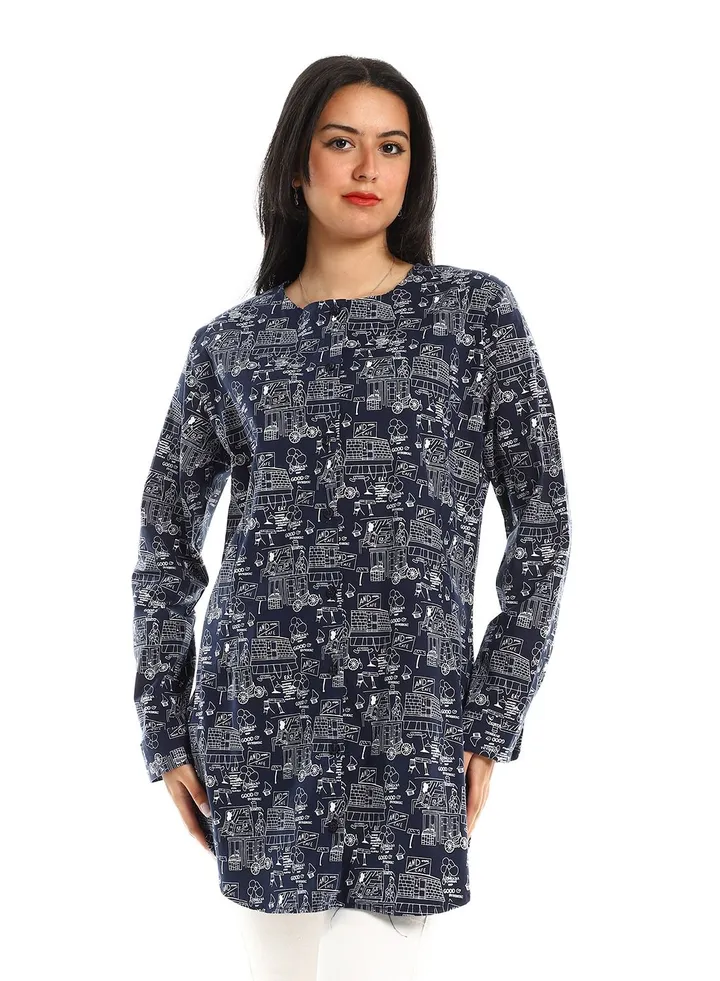Women Blouse With Long Sleeves