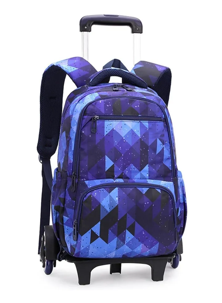 Kids' Luggage Rolling Backpack for Boys Wheeled Bag Trolley School Bags Wheeled School Students Books Travel Bag