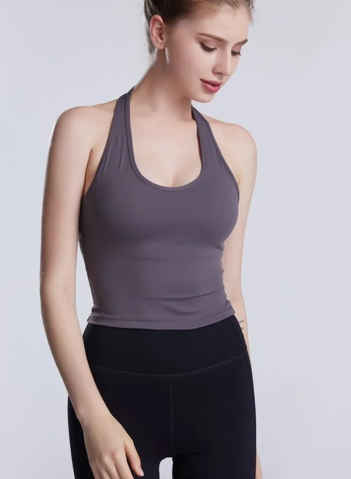 Exercise Running Yoga FitnessTop Grey