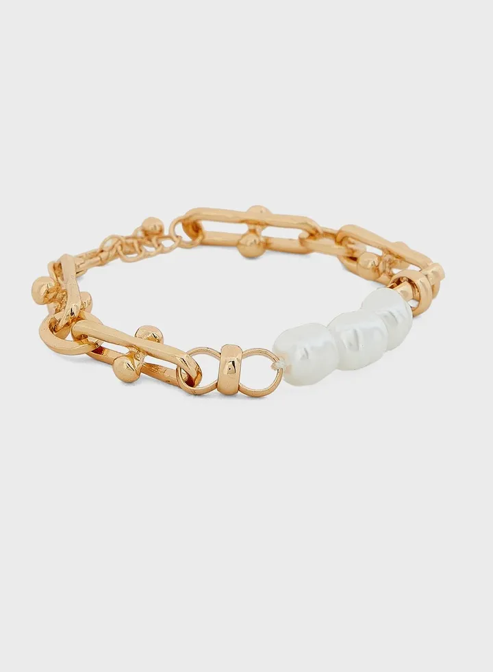 Pearl Chain Bracelet
