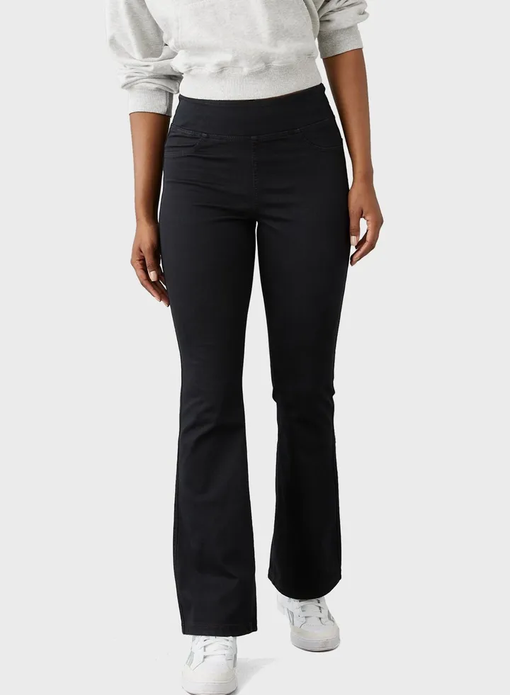Wide Leg High Waist Pants