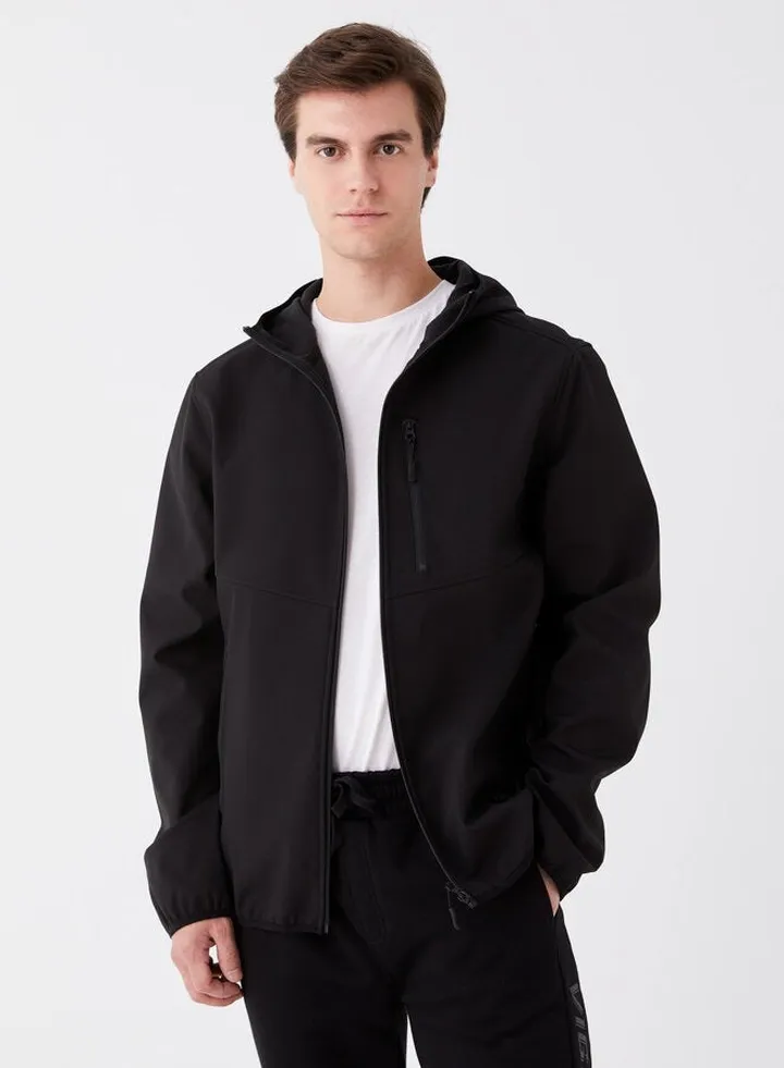 Standard Fit Hooded Men Coat