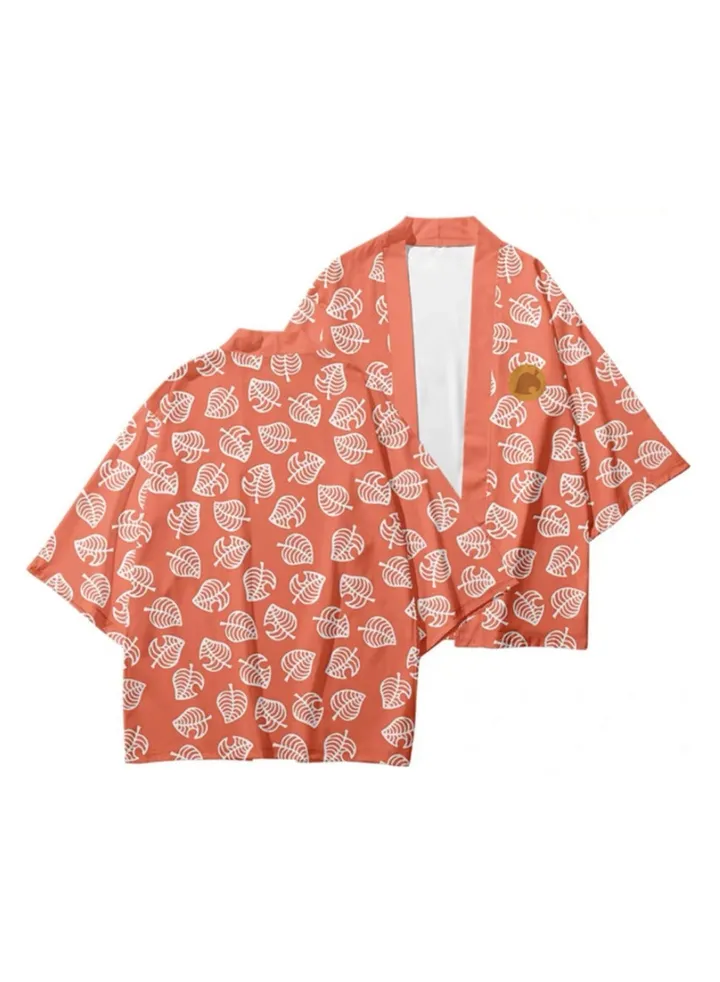 Gathered The Animal Crossing, 3D Animation,Game, Kimono, Cape AndDeather Weaving