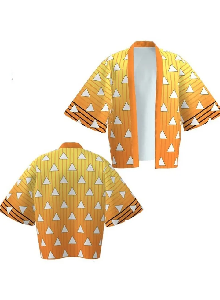Riman GMZHR Anime Surrounding 3D Printed Kimono Cloak Feather Weaving
