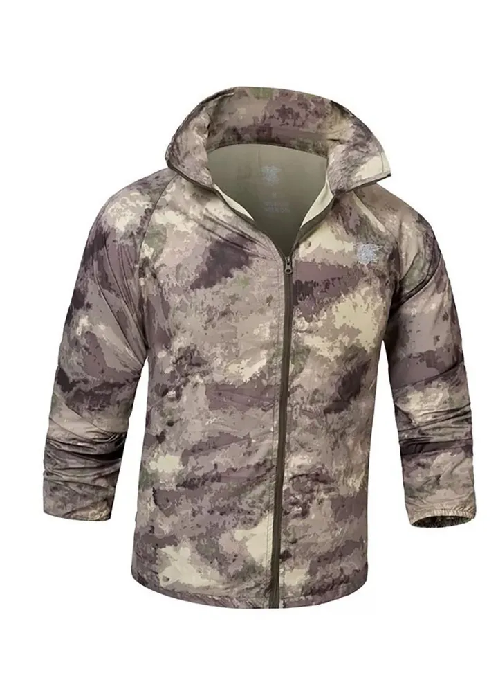 Ultra Thin Portable Hooded Outdoor Travel Light Sunscreen Clothes