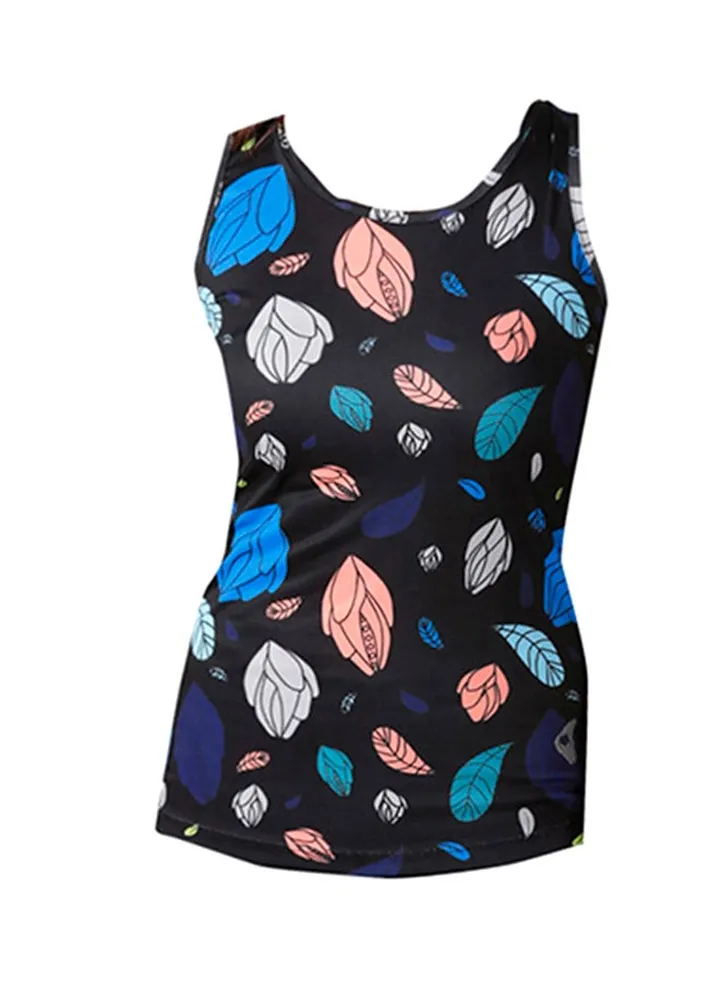 Neo Play Fitted Tank Top Black/Pink/Blue