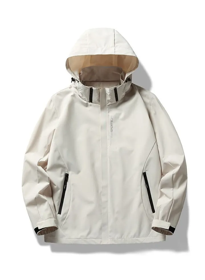 New Detachable Hooded Waterproof Mountaineering Suit Outdoor Clothing