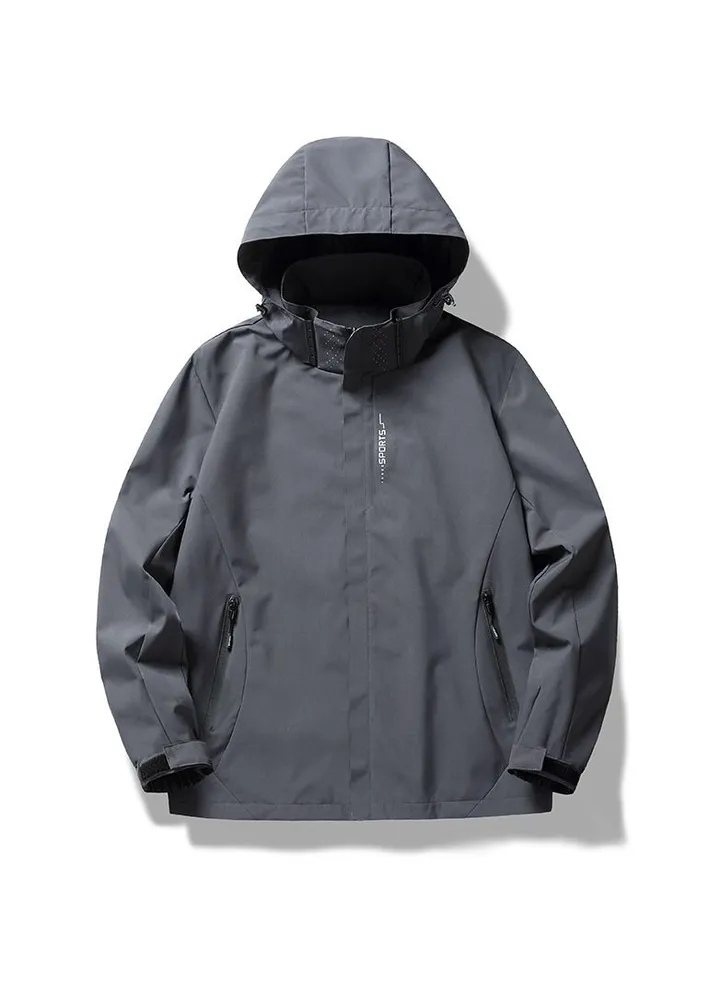 New detachable hooded waterproof mountaineering suit, outdoor clothing