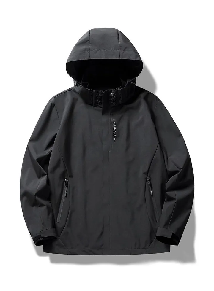 New Detachable Hooded Waterproof Mountaineering Suit Outdoor Clothing