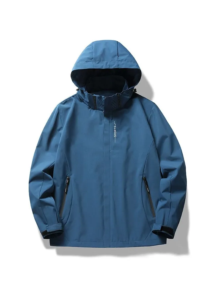 New detachable hooded waterproof mountaineering suit, outdoor clothing