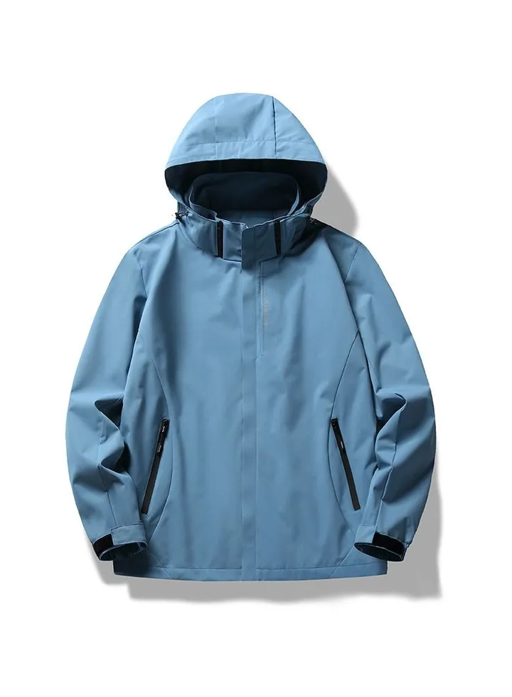New Detachable Hooded Waterproof Mountaineering Suit Outdoor Clothing