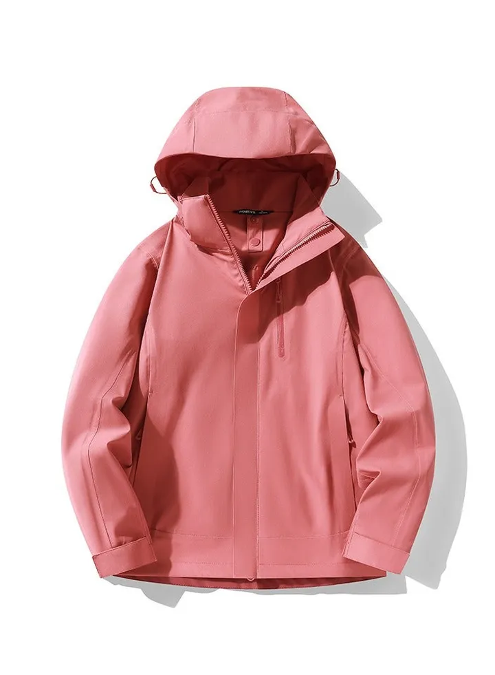 New Detachable Hooded Waterproof Mountaineering Suit Outdoor Clothing