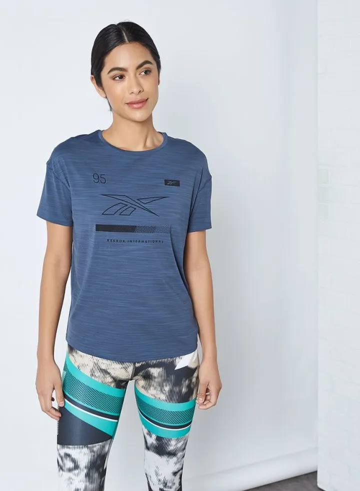 Activechill Graphic T-Shirt Smoky Indigo