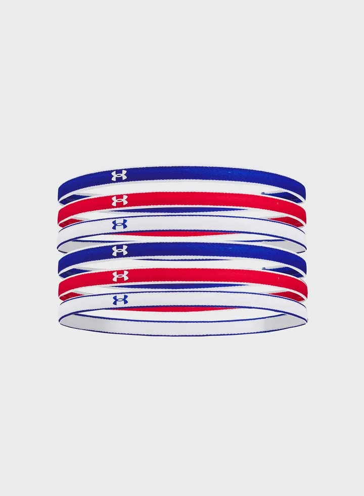 6 Pack Logo Mini Headbands