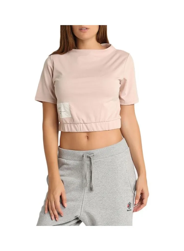 ES Crop T-Shirt Bare Beige