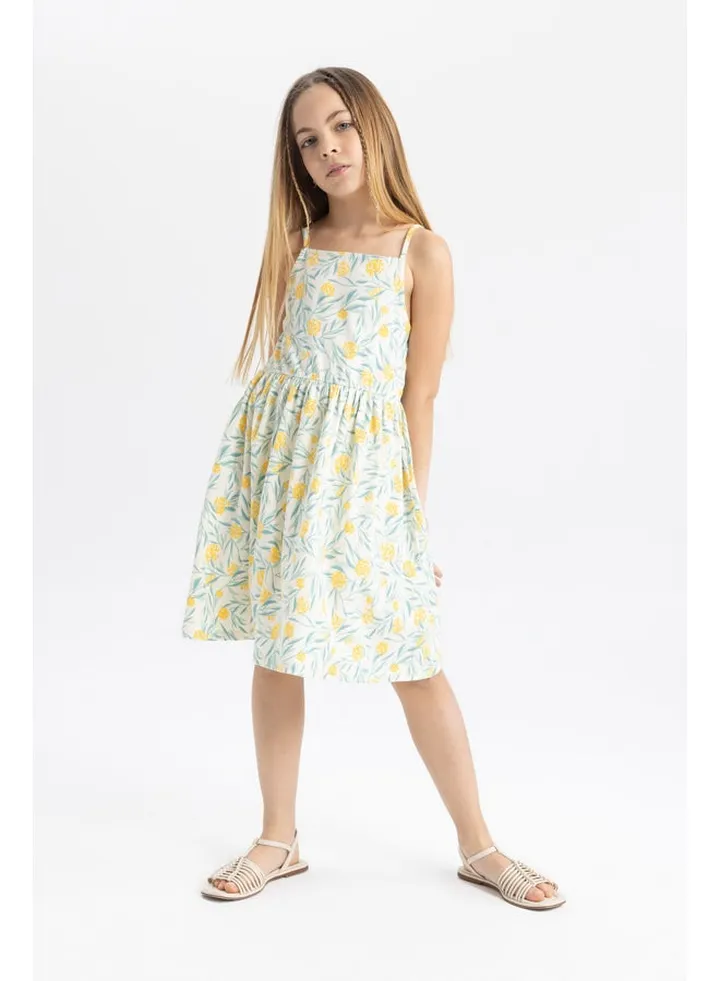 Girl Regular Fit Sleeveless Knitted Dress