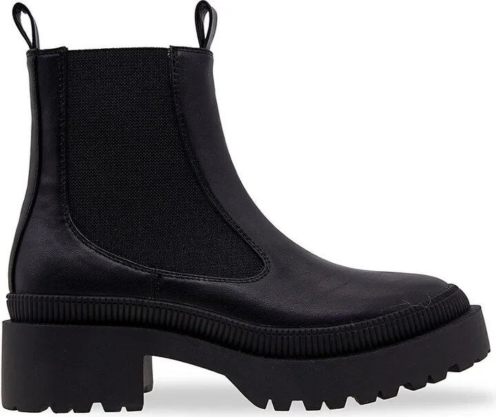 Marie Faux Leather Chelsea Boots